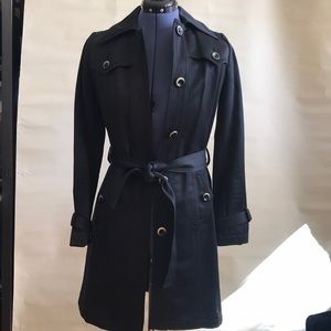 Banana Republic black dress coat
